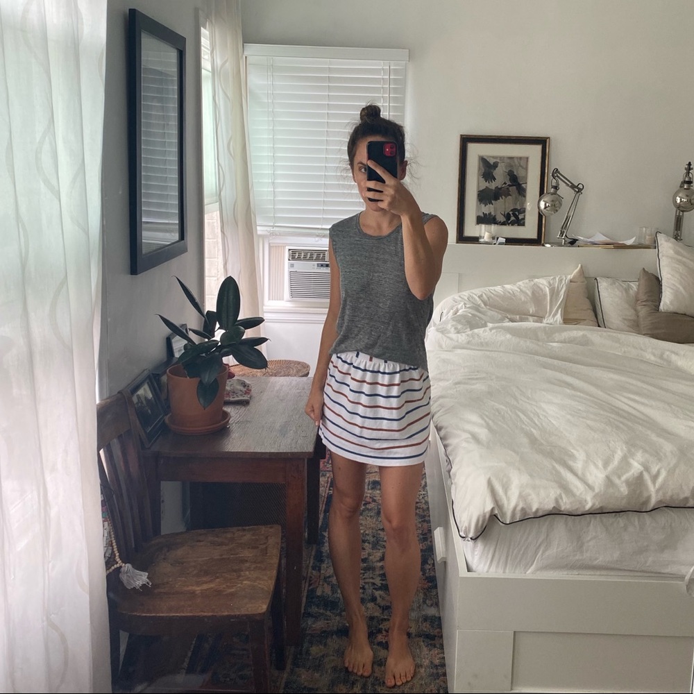 Striped Mini Skirt